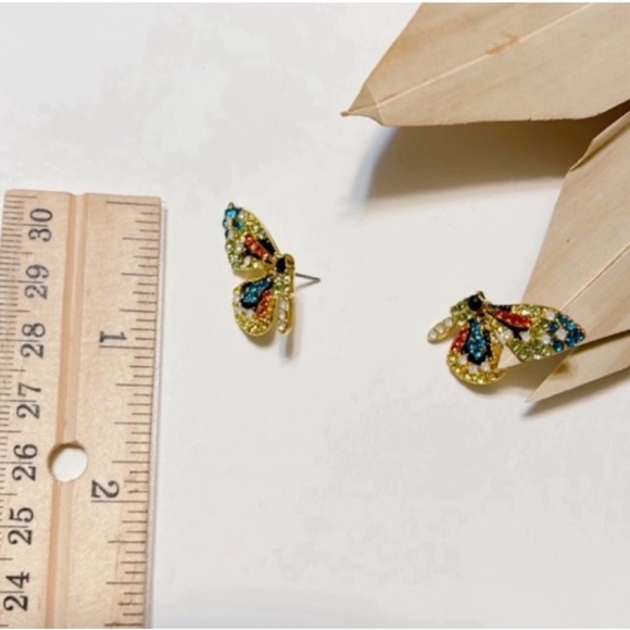 Free people multicolor butterfly earrings - Picture 6 of 7